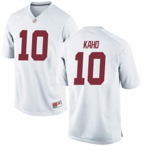 Youth Alabama Crimson Tide #10 Ale Kaho White Replica NCAA College Football Jersey 2403ZTJG8